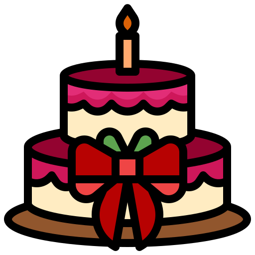 torta Surang Lineal Color icona