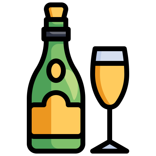シャンパン Surang Lineal Color icon