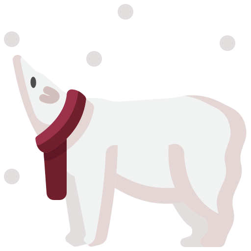 urso polar Generic Flat Ícone