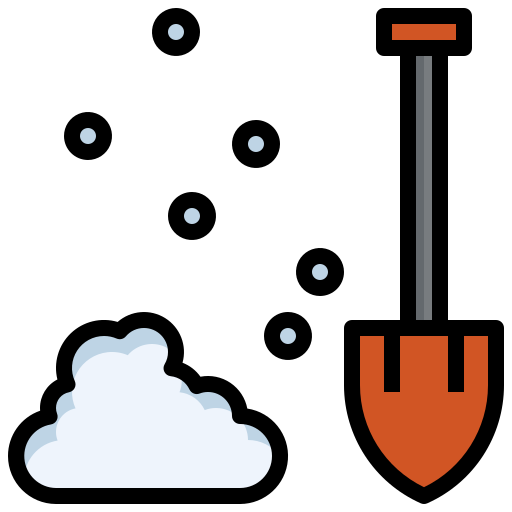 Shovel Surang Lineal Color icon