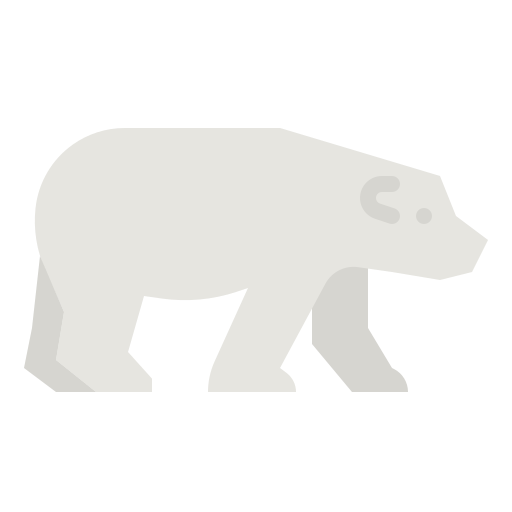 Полярный медведь photo3idea_studio Flat иконка
