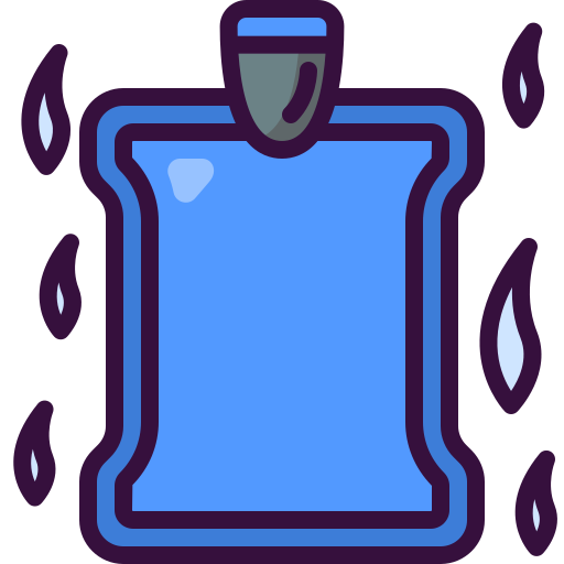 Бутылка горячей воды Generic Outline Color иконка