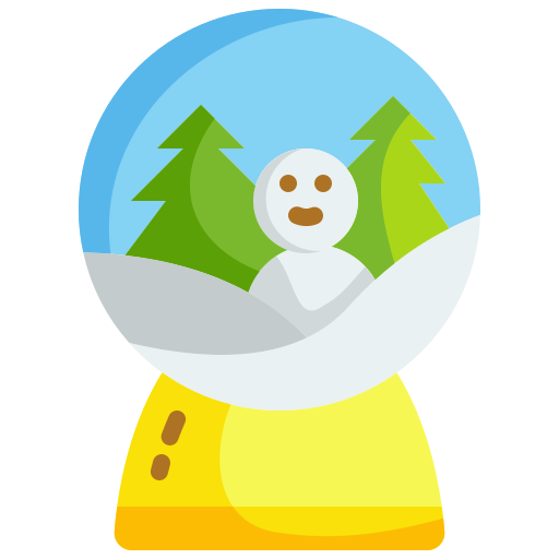 Śnieżna kula Generic Flat ikona