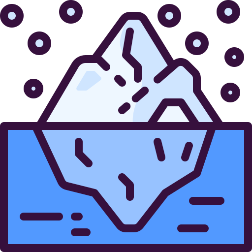 iceberg Generic Outline Color Icône