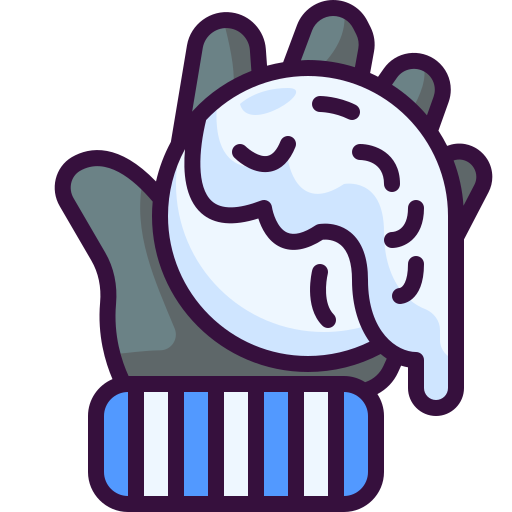 Snowball Generic Outline Color icon