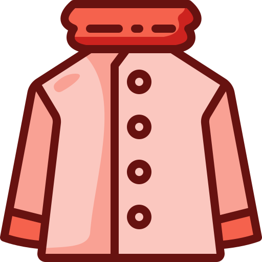abrigo de piel Generic Outline Color icono