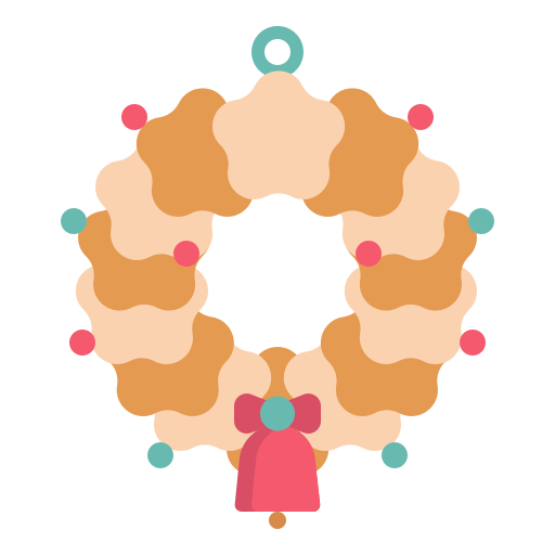 Christmas wreath Generic Flat icon