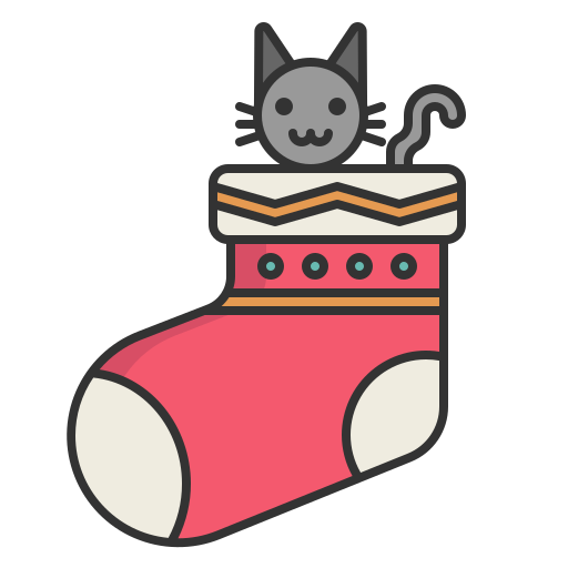 Рождественский носок Generic Outline Color иконка