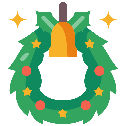 Christmas wreath Generic Flat icon