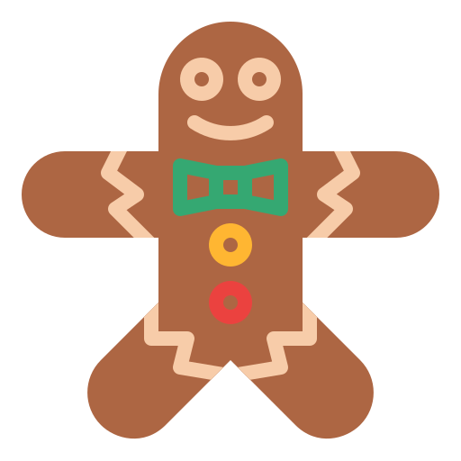 Gingerbread Iconixar Flat icon