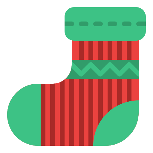 Christmas sock Iconixar Flat icon