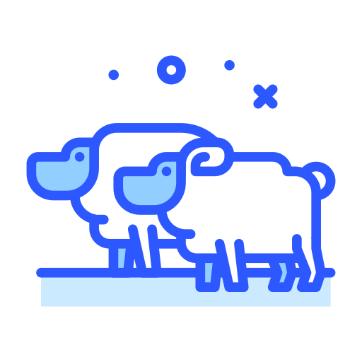 schapen Darius Dan Blue icoon