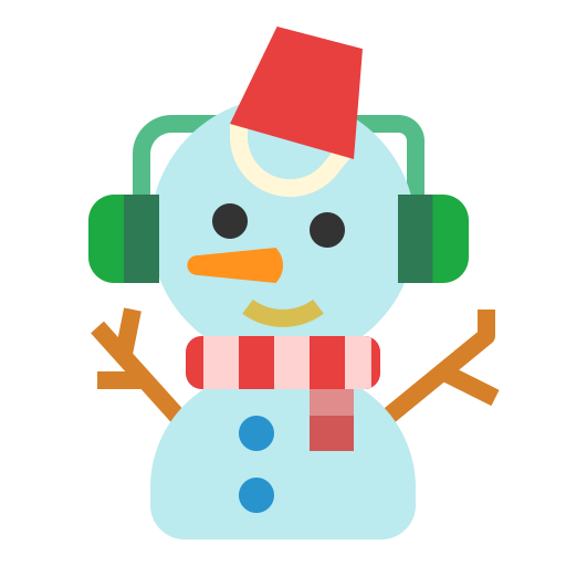 Snowman PongsakornRed Flat icon