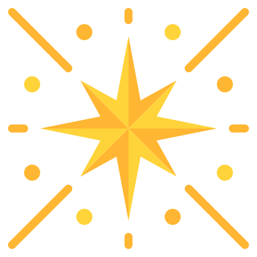 Sparkles Iconixar Flat icon
