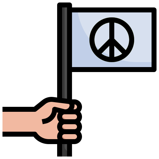 drapeau de la paix Surang Lineal Color Icône