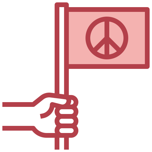 Peace flag Surang Red icon