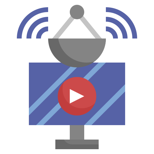 Broadcasting Surang Flat icon