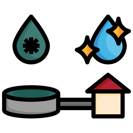 Clean water Surang Lineal Color icon