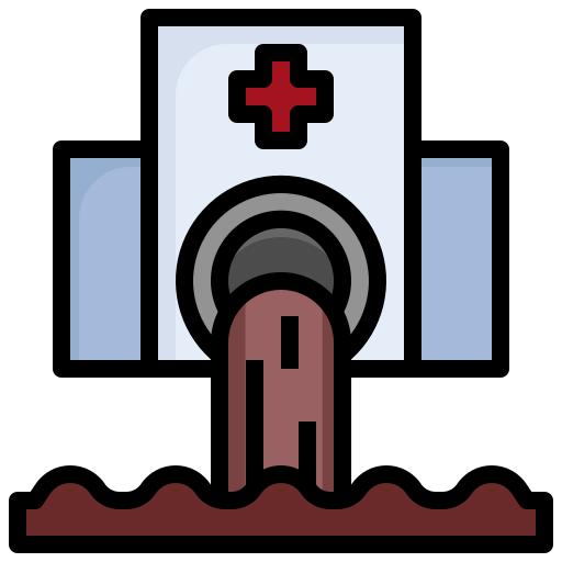 Hospital Surang Lineal Color icon