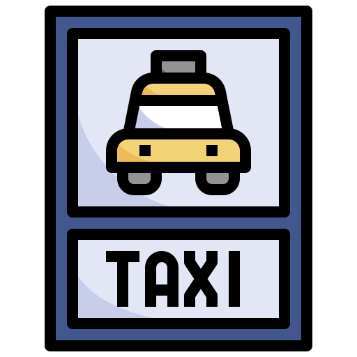 taxistand Surang Lineal Color icon