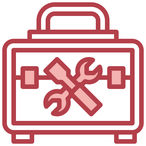 Tool box Surang Red icon