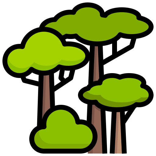 arbre Surang Lineal Color Icône