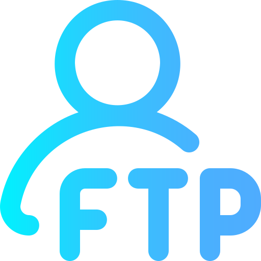 ftp Super Basic Omission Gradient icon