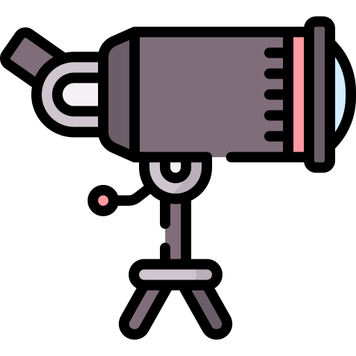 망원경 Special Lineal color icon
