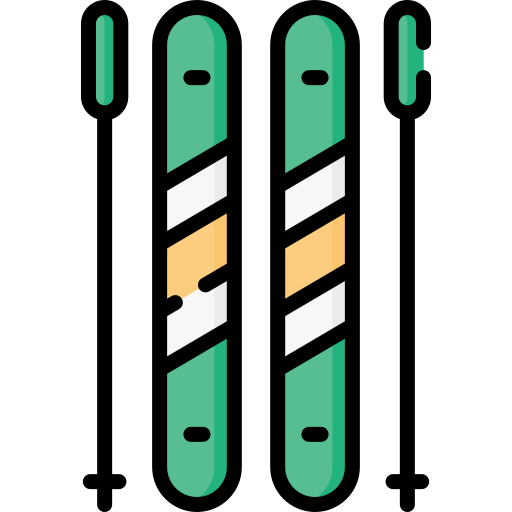 attrezzatura da sci Special Lineal color icona