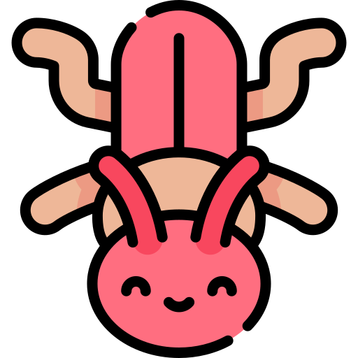 scarafaggio Kawaii Lineal color icona