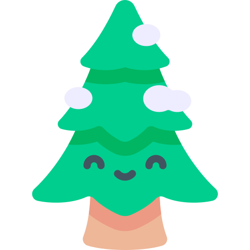 Pine Kawaii Flat icon