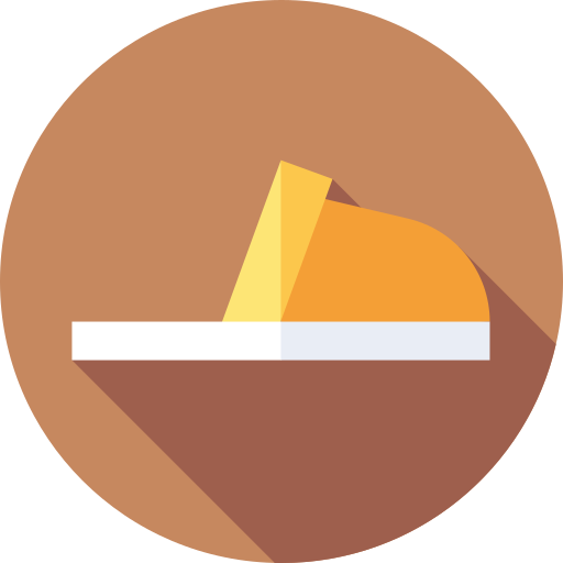 pantofel Flat Circular Flat ikona