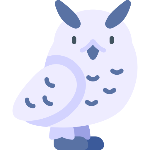 Owl Kawaii Flat icon