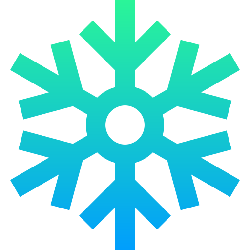 copo de nieve Super Basic Straight Gradient icono