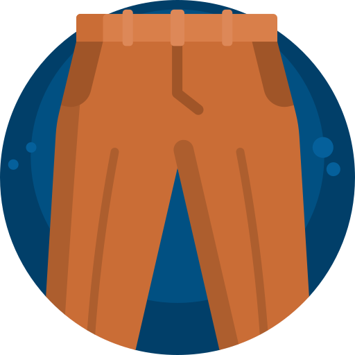 Pants Detailed Flat Circular Flat icon