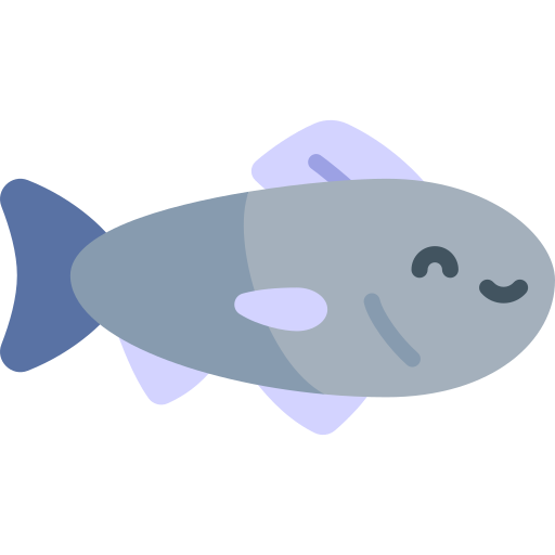 鮭 Kawaii Flat icon
