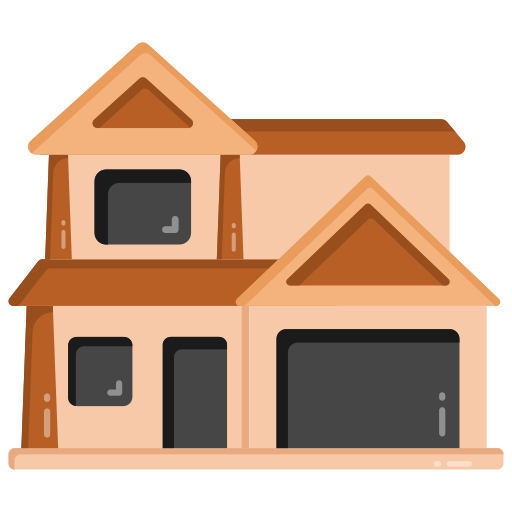 bungalow Generic Flat icono