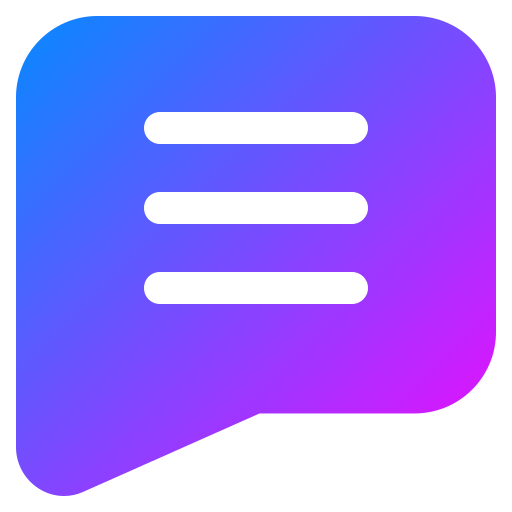 chat-sprechblase Generic Flat Gradient icon