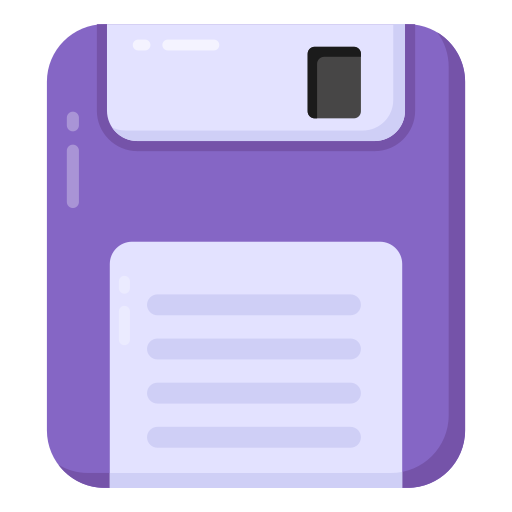 Floppy disk Generic Flat icon