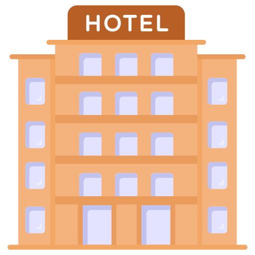 hotel Generic Flat Ícone