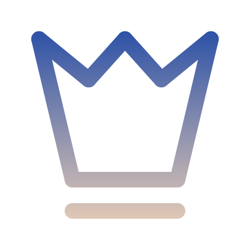 Crown Generic Gradient icon