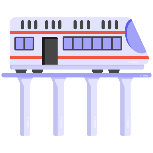 station de métro Generic Flat Icône