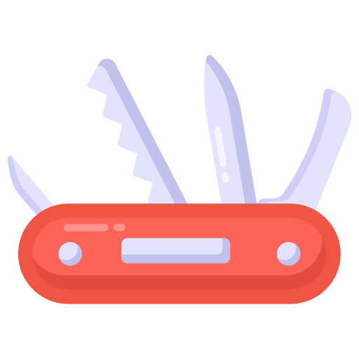 couteau tout usage Generic Flat Icône