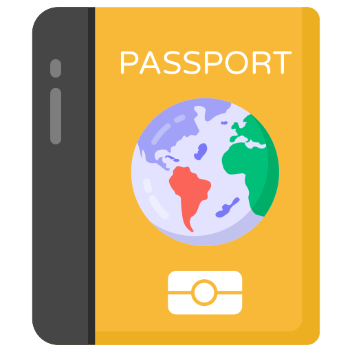passeport Generic Flat Icône