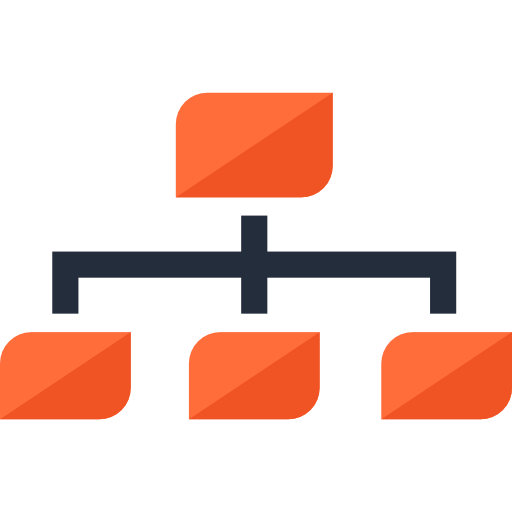 struktura hierarchiczna Maxim Baltag Flat ikona