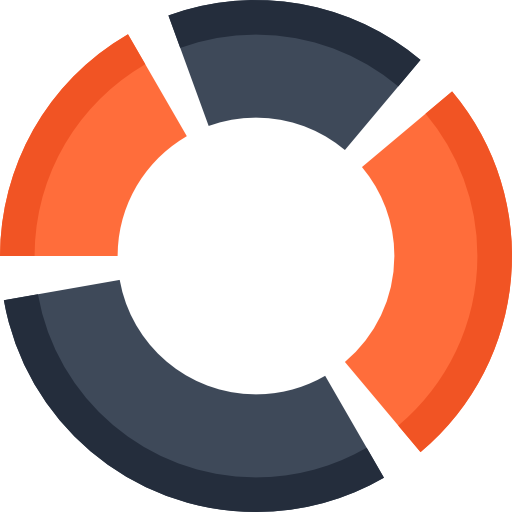 gráfico circular Maxim Baltag Flat icono
