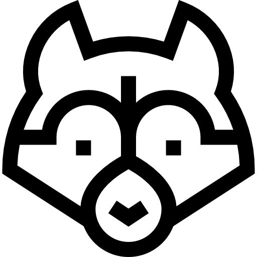 syberyjski husky Basic Straight Lineal ikona