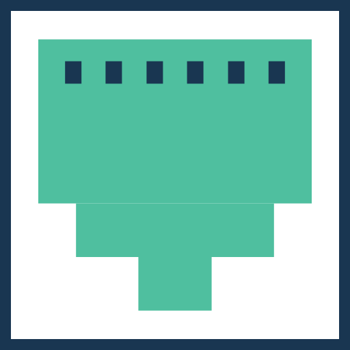 Ethernet Prosymbols Lineal Color icon