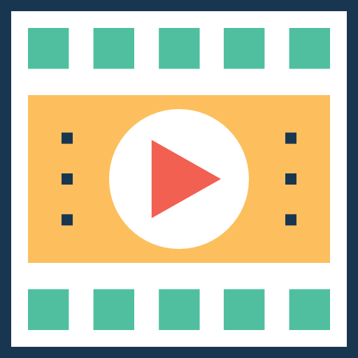 videoplayer Prosymbols Lineal Color icon