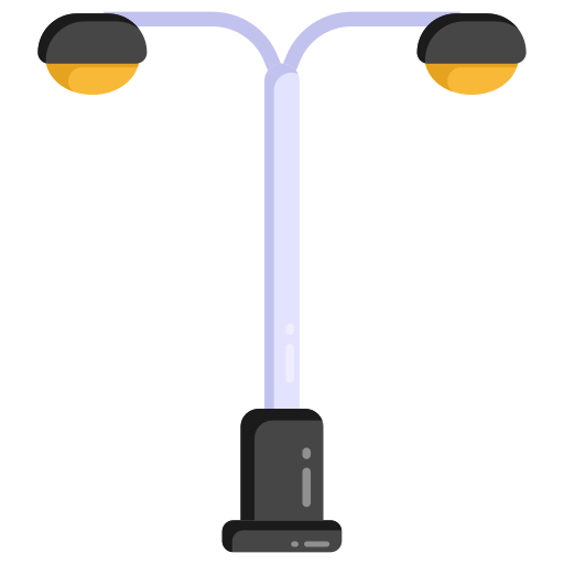 luz de la calle Generic Flat icono